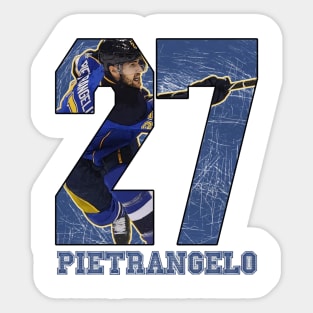 Alex Pietrangelo St. Louis Game Sticker